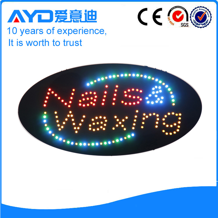 AYD LED Nails&Waxing Sign