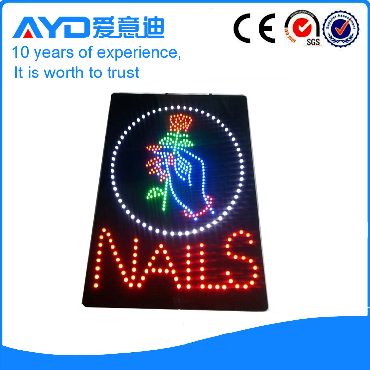 AYD Unique Design LED Nails Sign