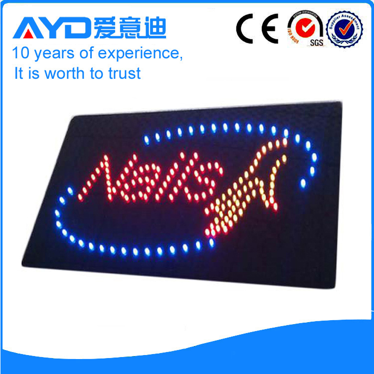 AYD Unique Design LED Nails Sign