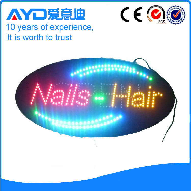 AYD LED Nails-Hair Sign