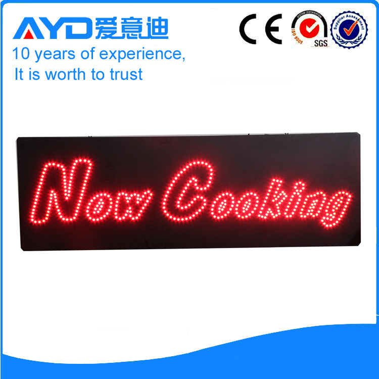 AYD LED Now Cooking Sign