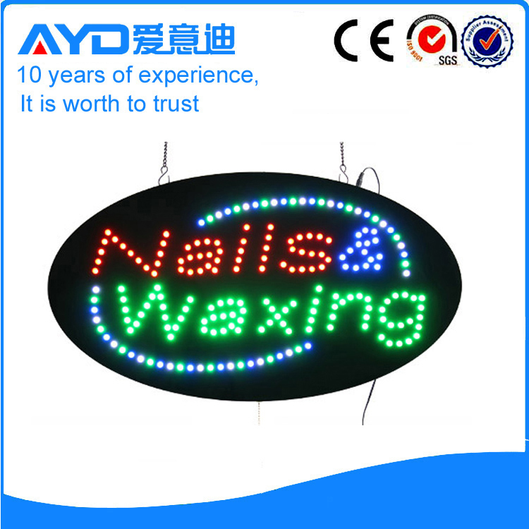 AYD LED Nails&Waxing Sign