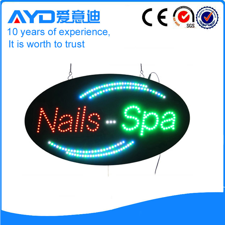 AYD LED Nails-Spa Sign