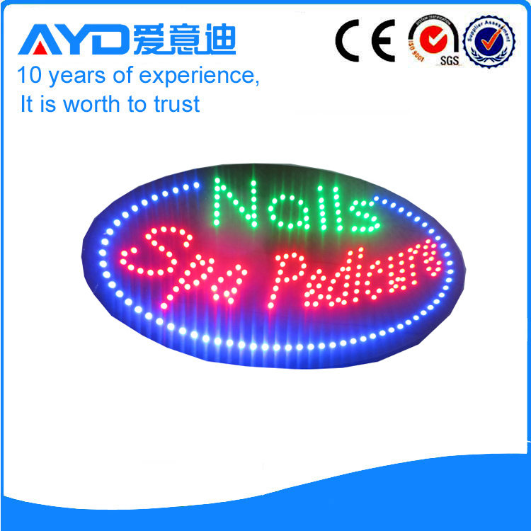 AYD LED Nails Spa Pedicure Sign