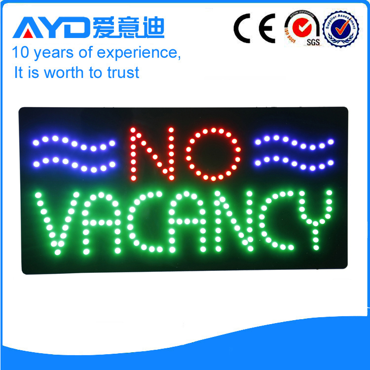 AYD LED No Vacancy Sign