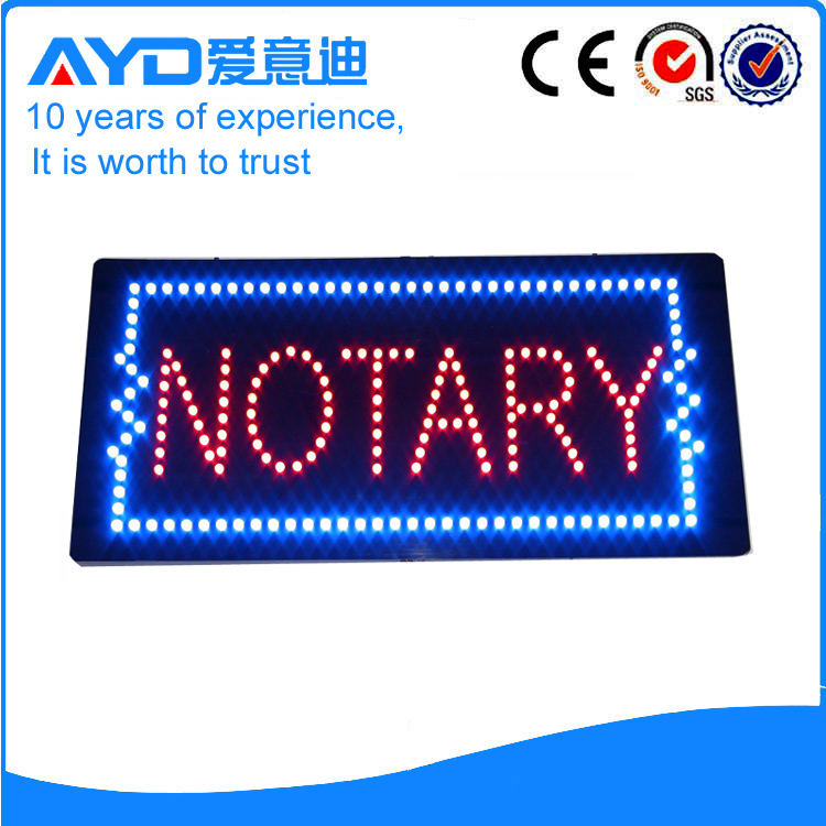 AYD Good Design LED Notary Sign
