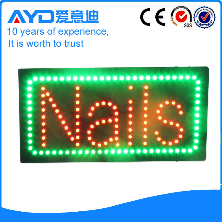 AYD Good Design LED Nails Sign