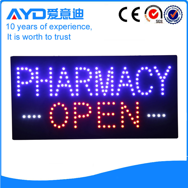 AYD LED Pharmacy Open Sign