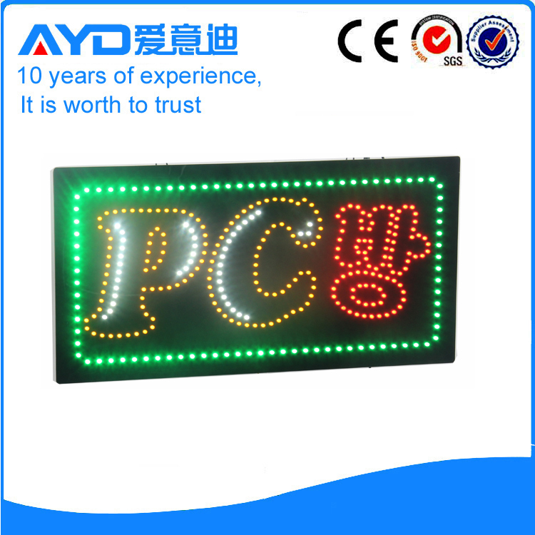 AYD LED PC Room Sign