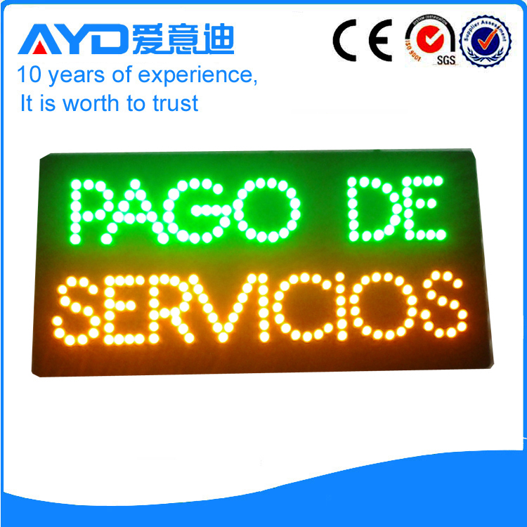 AYD LED Pago de Servicios Sign