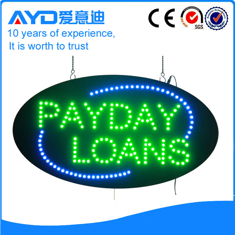 AYD LED Payday Loans Sign