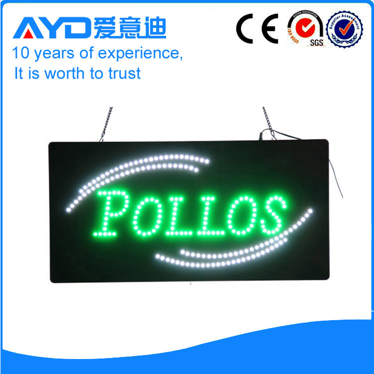 AYD Good Design LED Pollos Sign