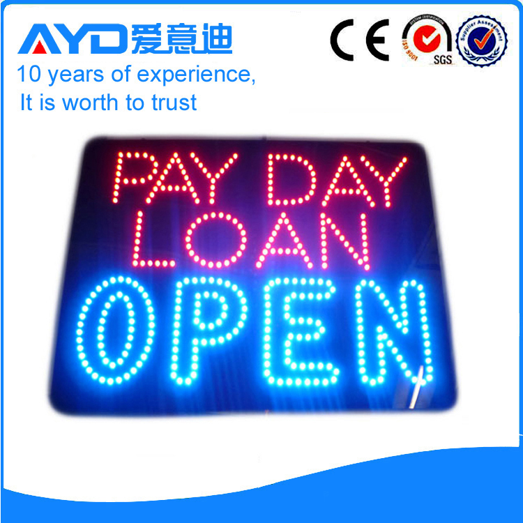 AYD LED Payday Loan Open Sign