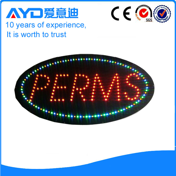 AYD LED Perms Sign