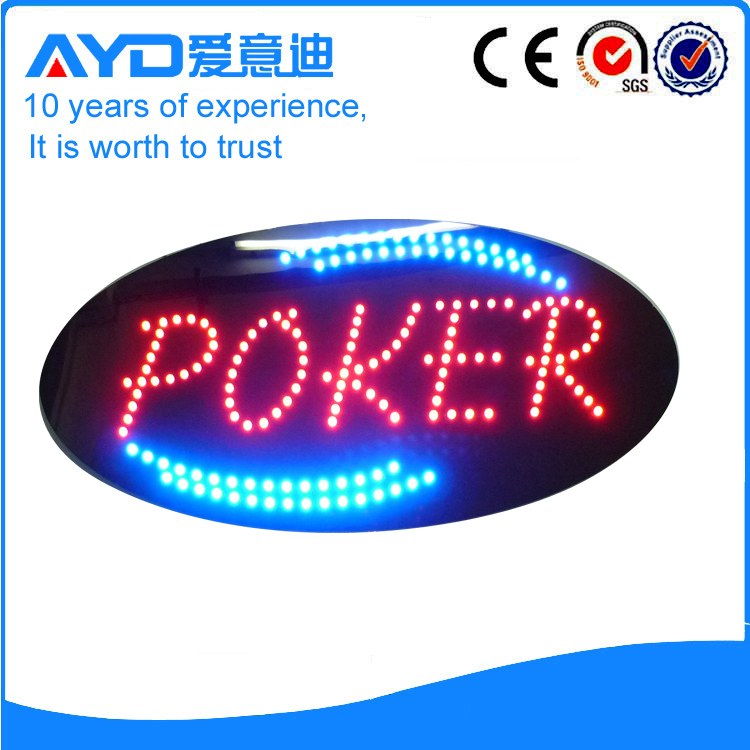 AYD LED Poker Sign