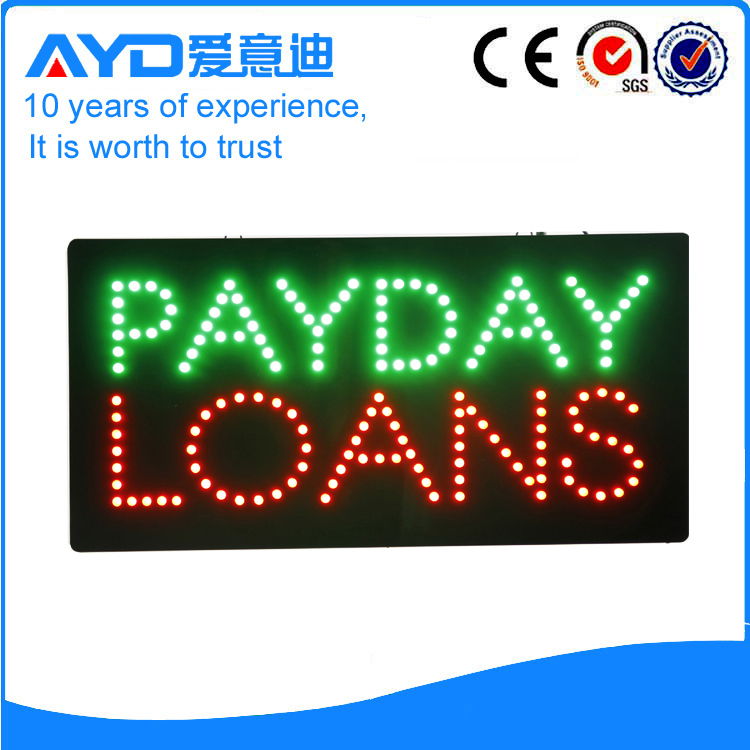 AYD LED Payday Loans Sign