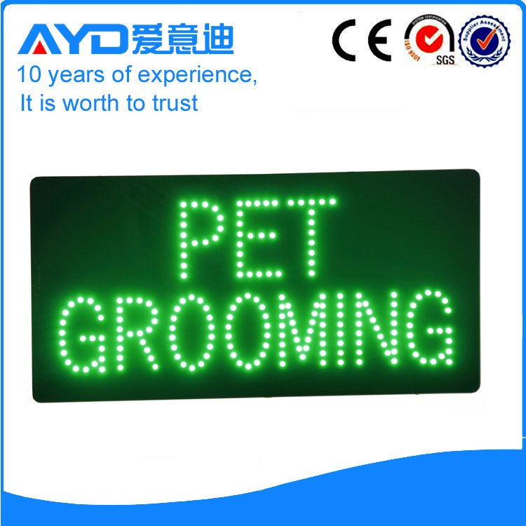 AYD LED Pet Grooming Sign