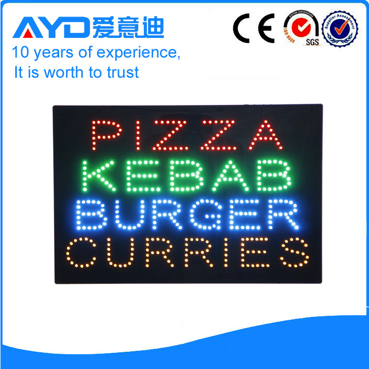 AYD LED Pizza Kebab Burger Curries Sign