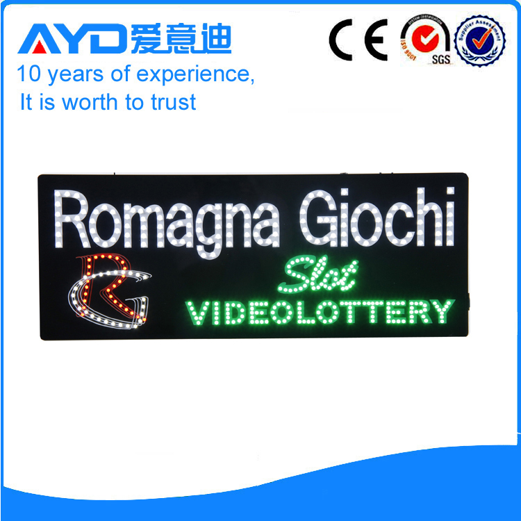 AYD LED Romagna Giochi Sign