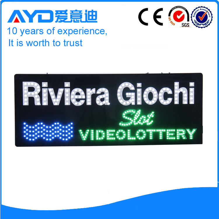 AYD LED Riviera Giochi Sign