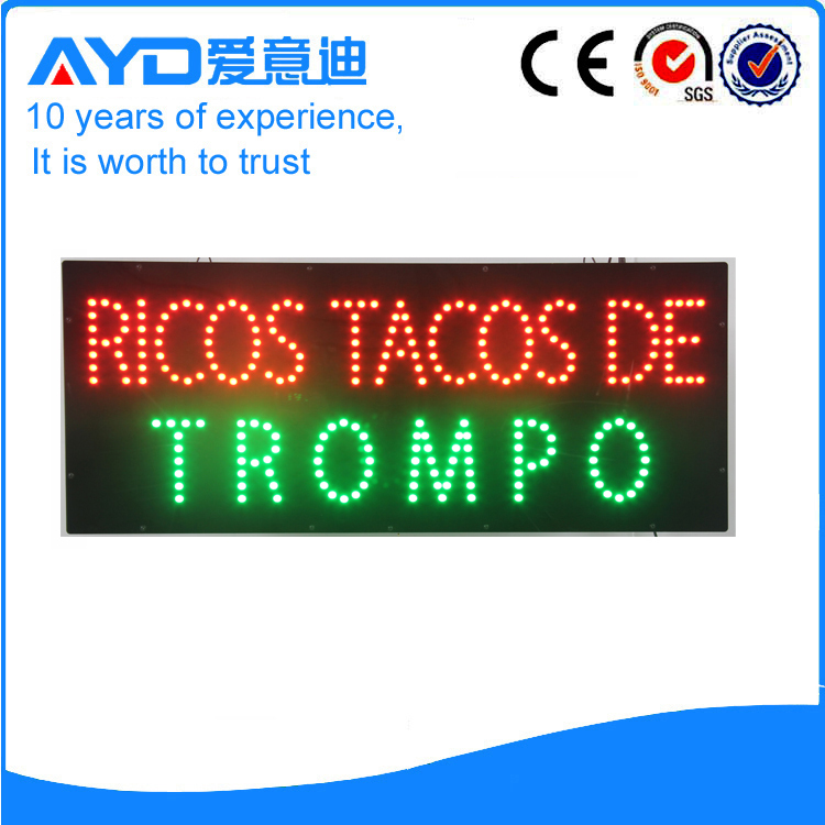 AYD LED Ricos Tacos De Trompo Sign