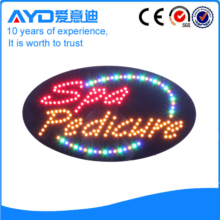 AYD Good Price LED Spa Pedicure Sign