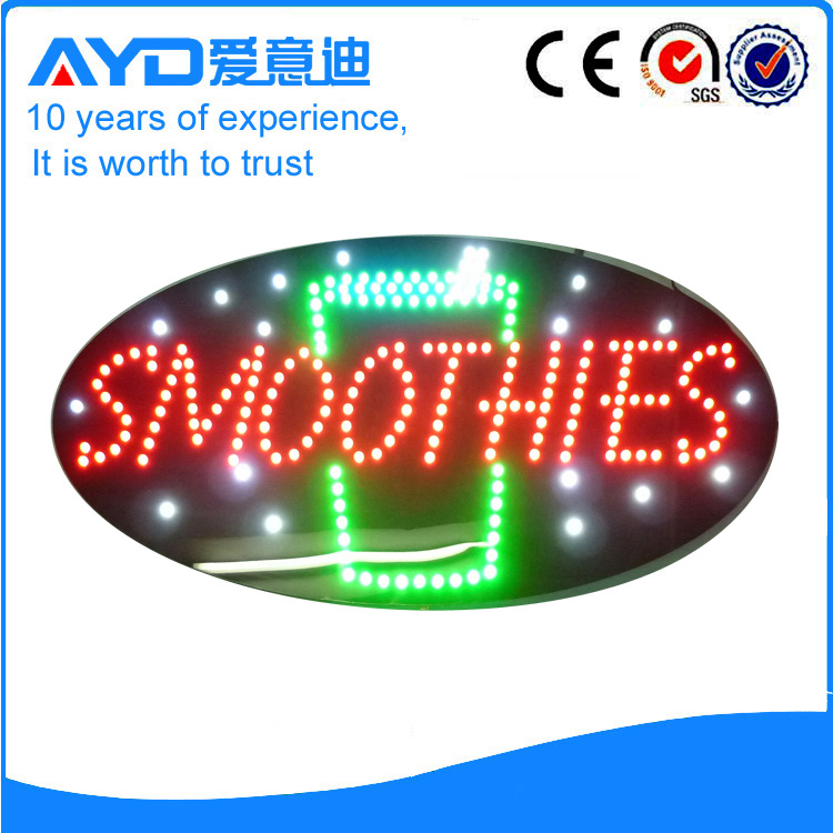 AYD Good Design LED Smoothies Sign