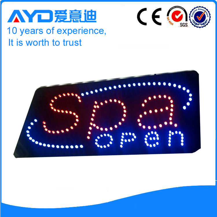 AYD Good Price LED Spa Open Sign