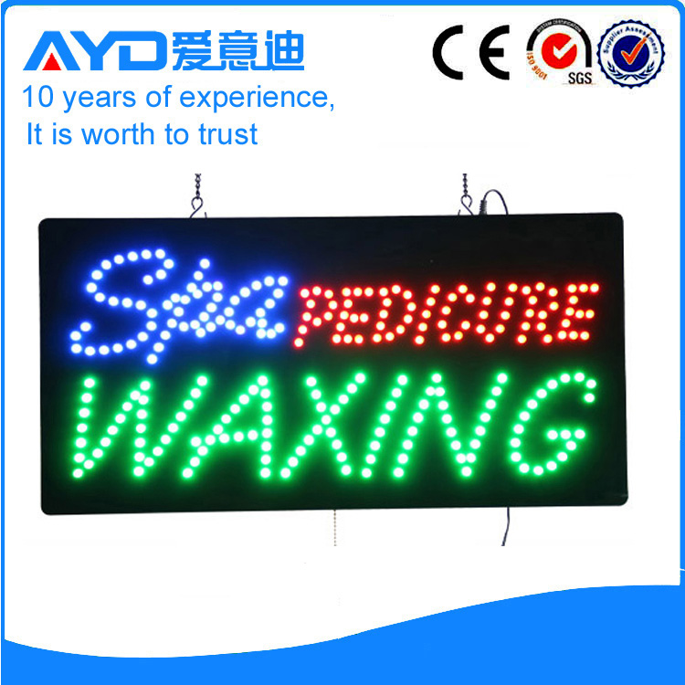 AYD LED Spa Pedicure Waxing Sign