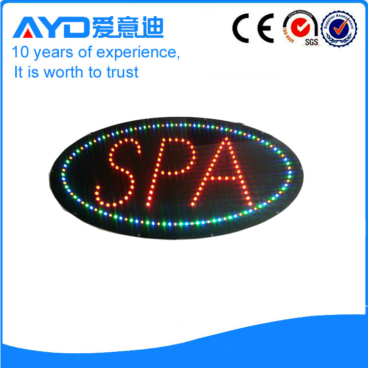 AYD Good Price LED Spa Sign