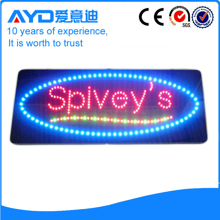 AYD Good Price LED Spiveys Sign