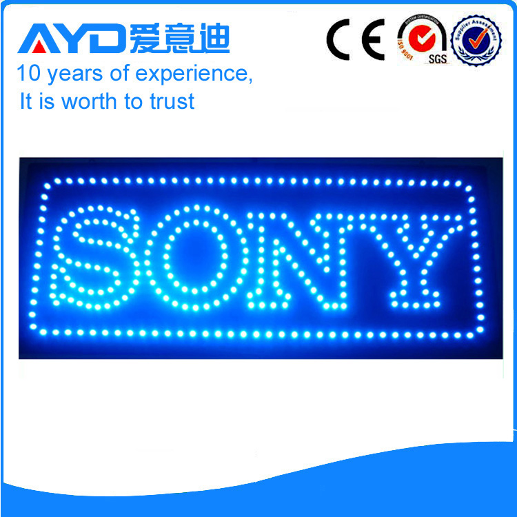 AYD Good Design LED SONY Sign