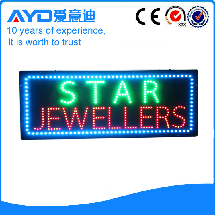 AYD LED Star Jewellers Sign