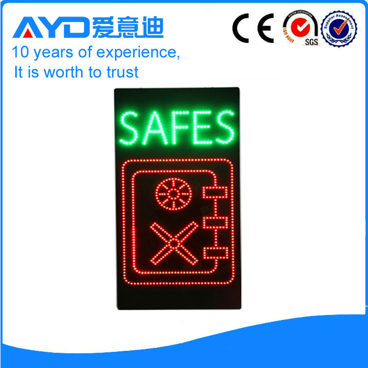 AYD LED Safes Sign
