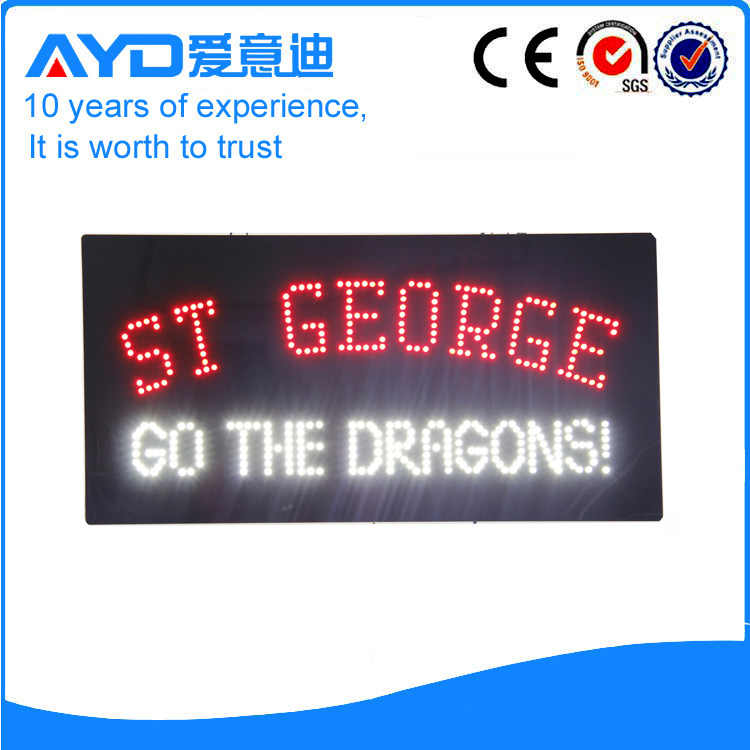 AYD LED St George Sign