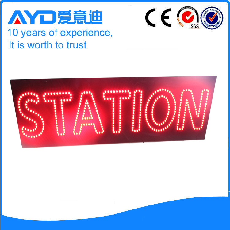 AYD Good Design LED Station Sign