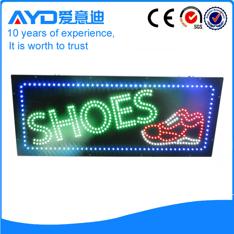 AYD Good Design LED Shoes Sign