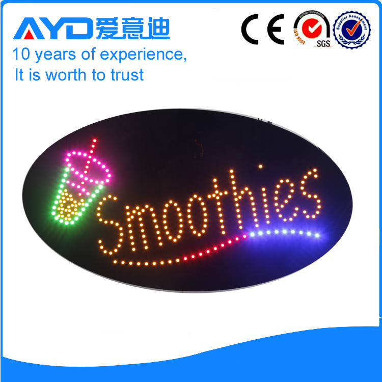 AYD Good Design LED Smoothies Sign