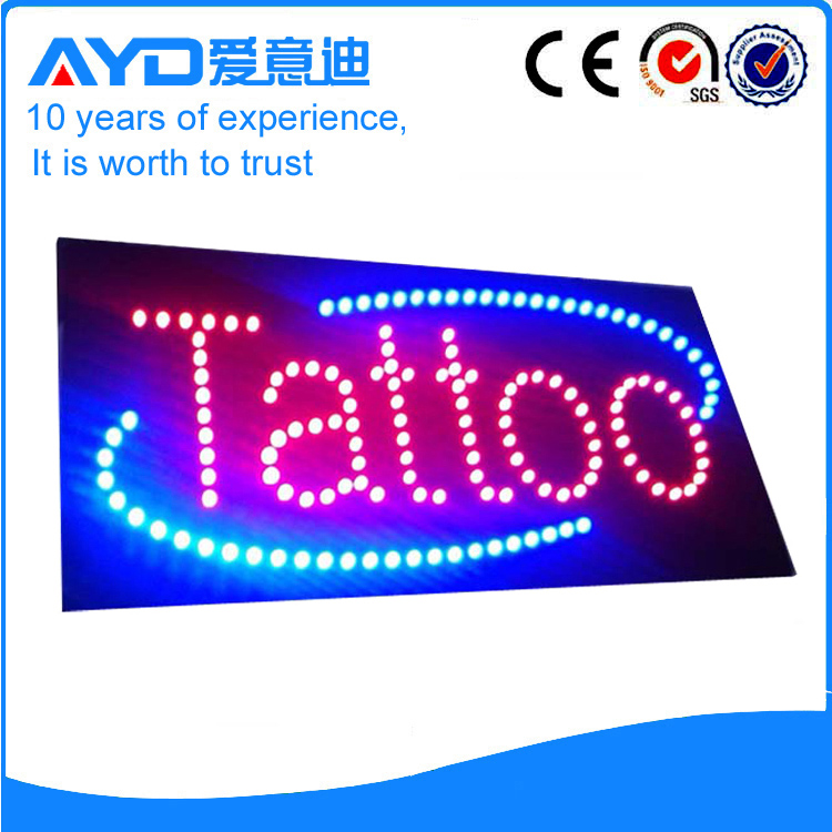 AYD Indoor LED Tattoo Sign