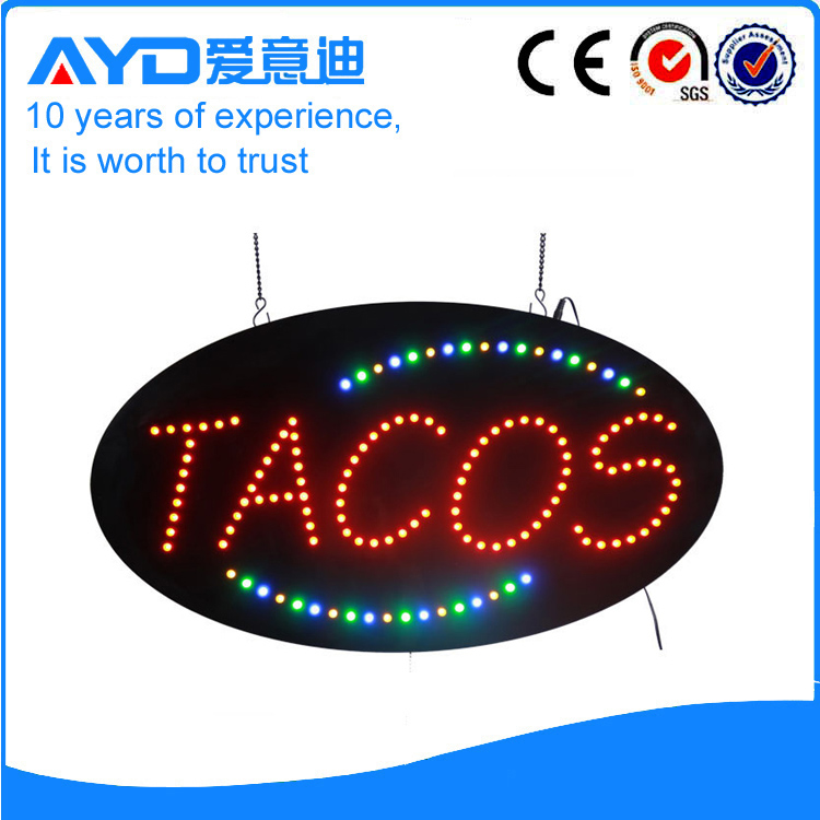 AYD Indoor LED Tacos Sign
