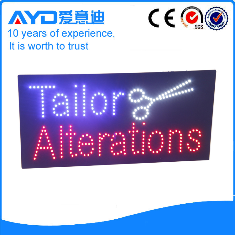 AYD Indoor LED Tailor Alterations Sign