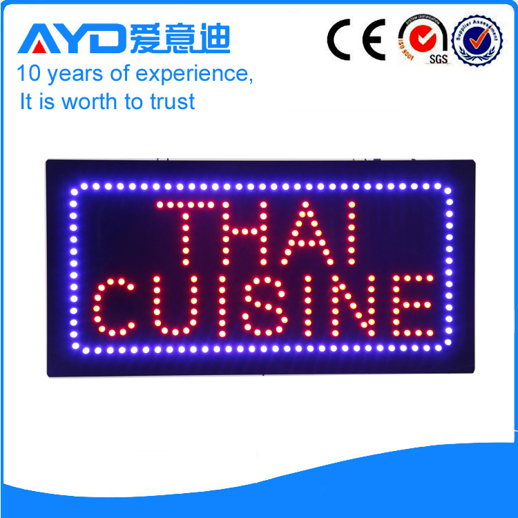 AYD Indoor LED Thai Cuisine Sign