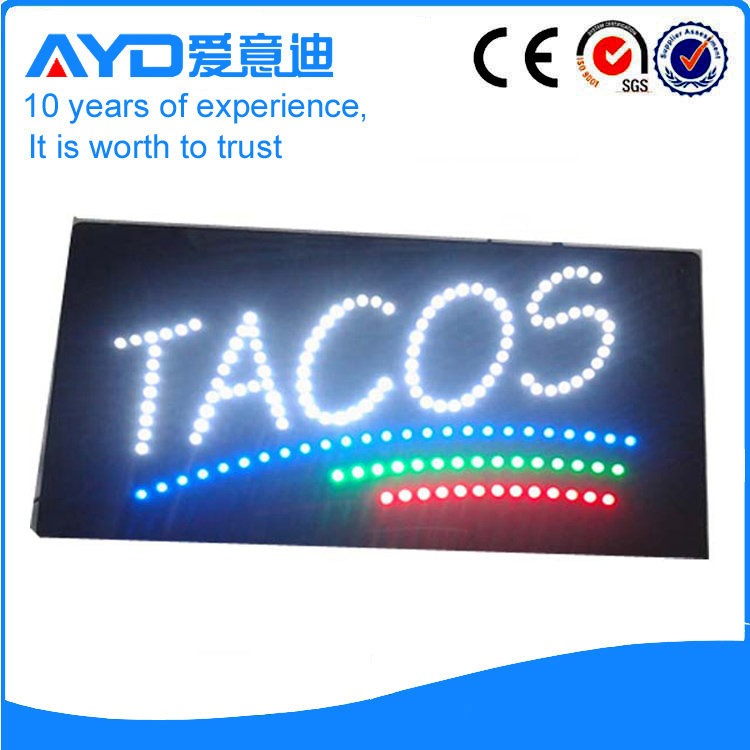 AYD High Bright LED Tacos Sign