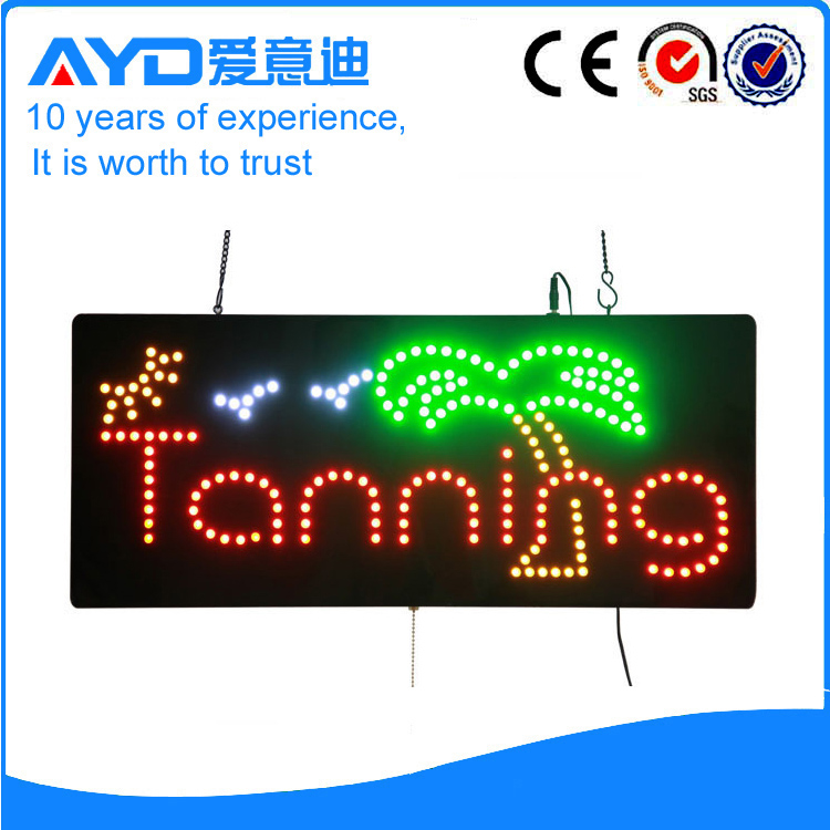 AYD Good Design LED Tanning Sign