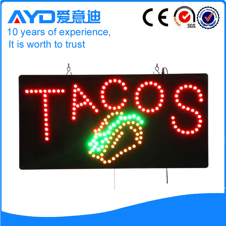 AYD Good Design LED Tacos Sign