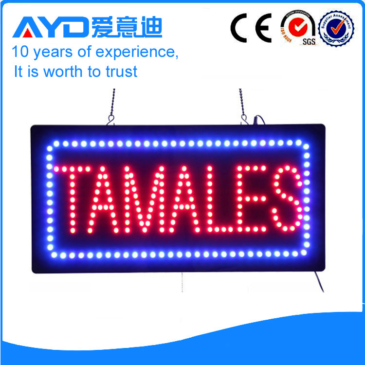AYD Indoor LED Tamales Sign