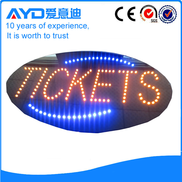 AYD Good Design LED Tickets Sign