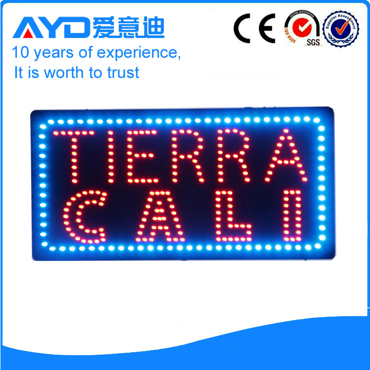 AYD Indoor LED Tierra Cali Sign