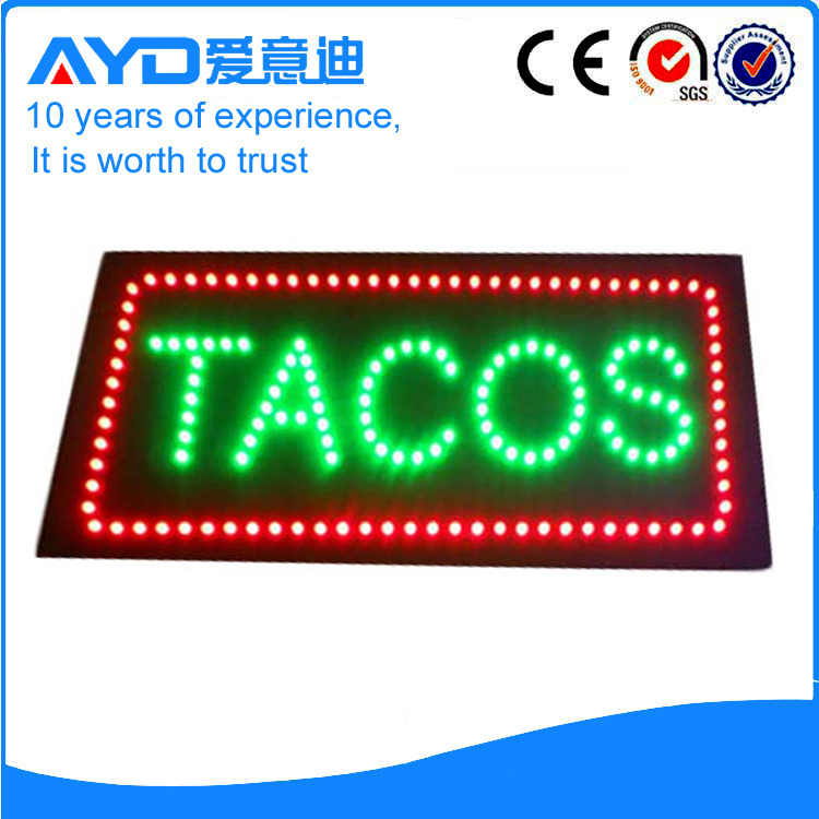 AYD Good Design LED Tacos Sign