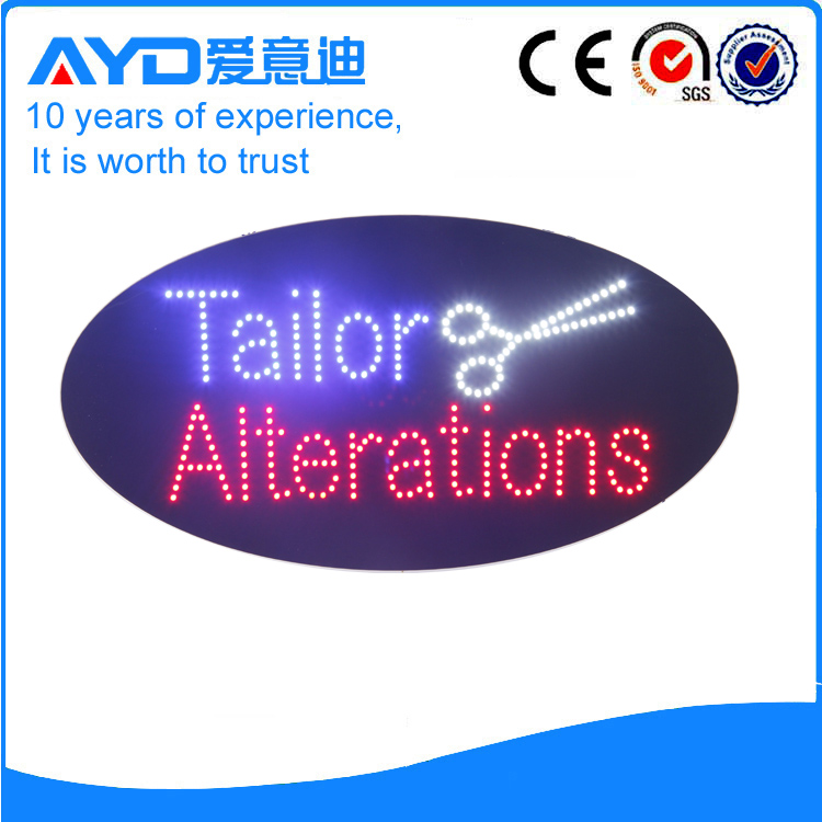 AYD Indoor LED Tailor Alterations Sign